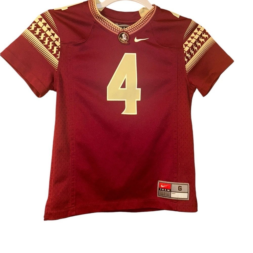 Nike kids Florida State seminoles FSU jersey shirt child fan size 6
